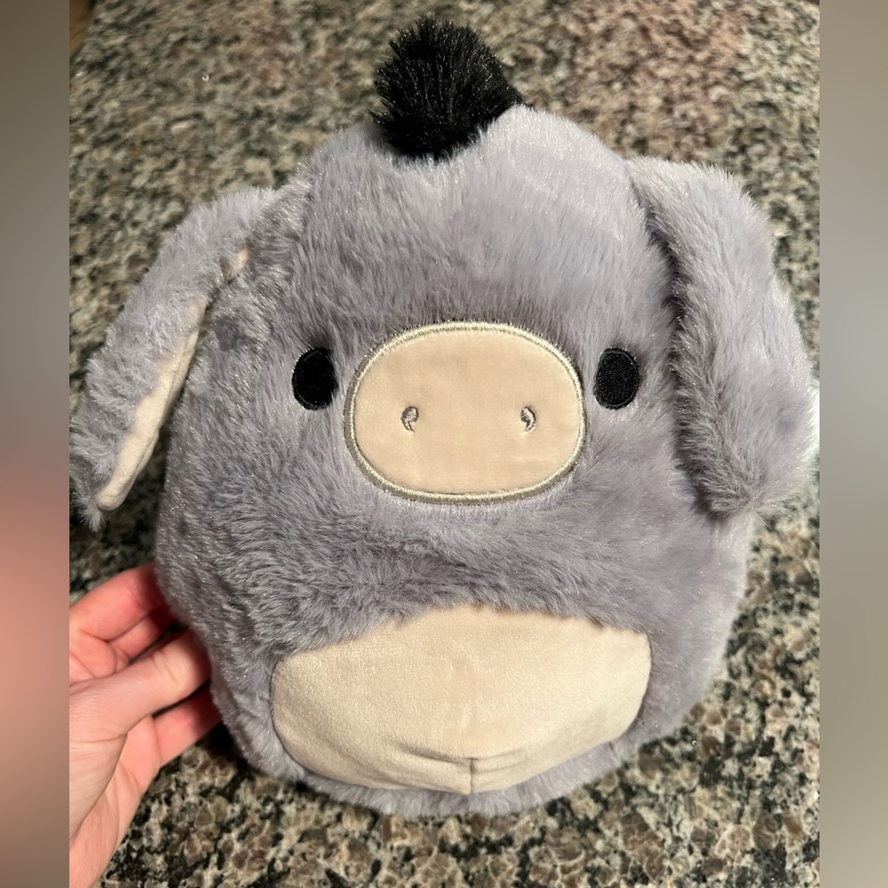 Fuzzy Jason the Donkey Squishmallow 8 inch